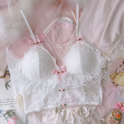 Y2K Baby Blush Light Pink Milkmaid Coquette Dainty Ribbon Cottagecore  Pinterest Blouse Top, Women's Fashion, Tops, Blouses on Carousell
