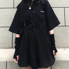 Harajuku Korean Style Black Two Piece Set