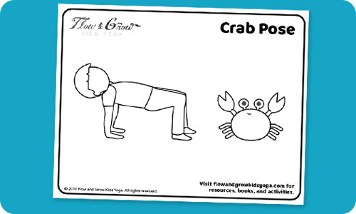 celebrate the 4th of july with crab pose free coloring page flow and grow kids yoga