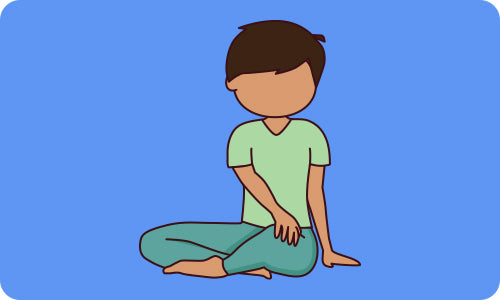 Yoga Pose For Kids Seated Spinal Twist Pose Breakdown Flow And Grow Kids Yoga