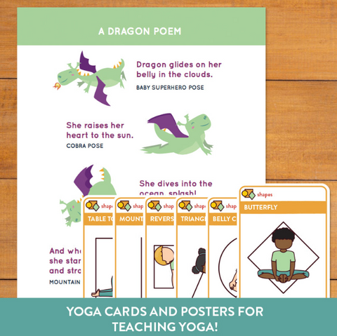 dragon yoga pose sequence for toddlers and kids