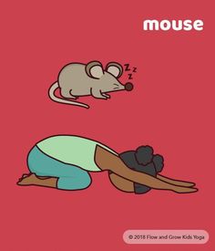 mouse yoga pose