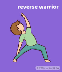 boy does reverse warrior