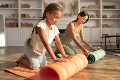 Teach kids yoga