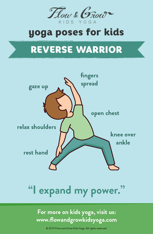 Warrior Yoga Pose for Kids - Flow and Grow Kids Yoga