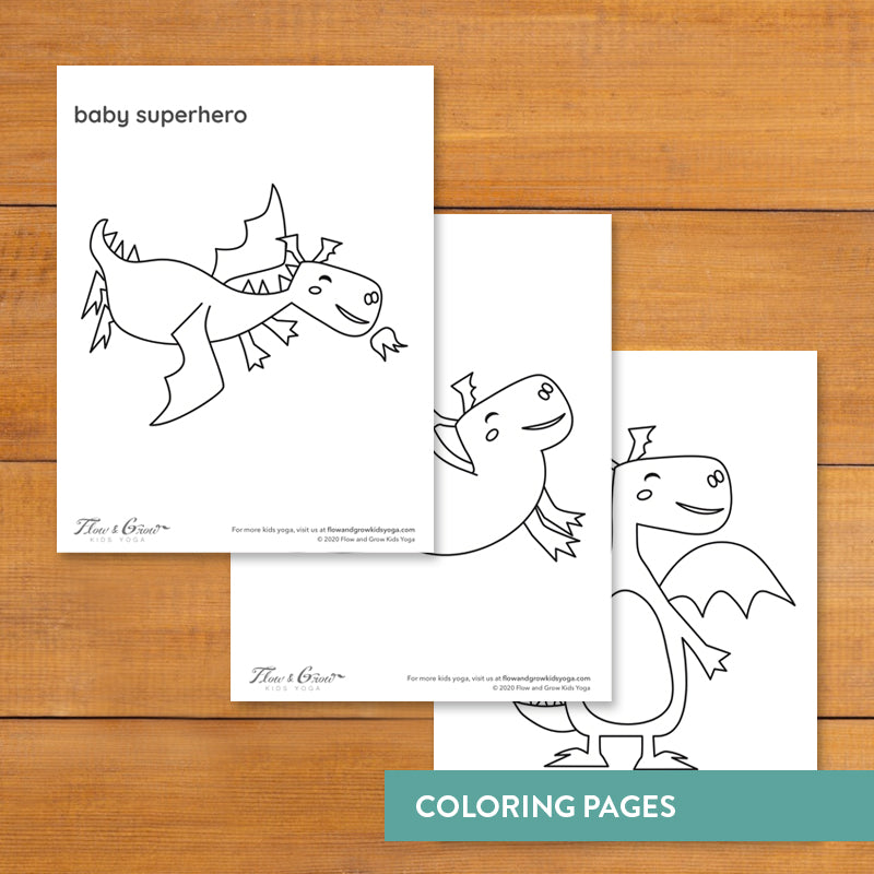 Yoga Cards for Kids in Color + BW - Fun with Mama Shop