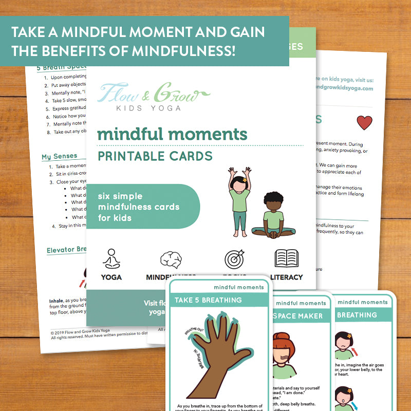 Empowerment Sequence Yoga Cards - Flow and Grow Kids Yoga