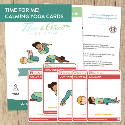 time for me calming kids yoga card deck