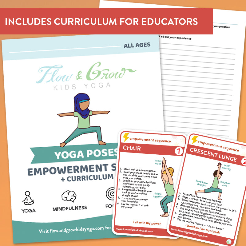 Empowerment Sequence Yoga Cards - Flow and Grow Kids Yoga