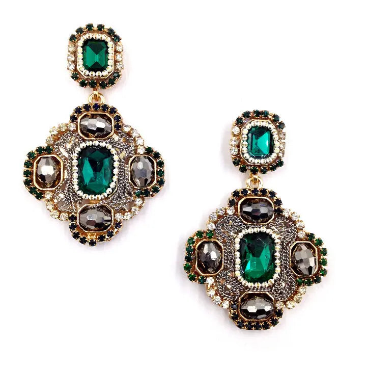 Emerald Drop Earrings | MeticulouZ StyleZ LLC™️ | Reviews on Judge.me