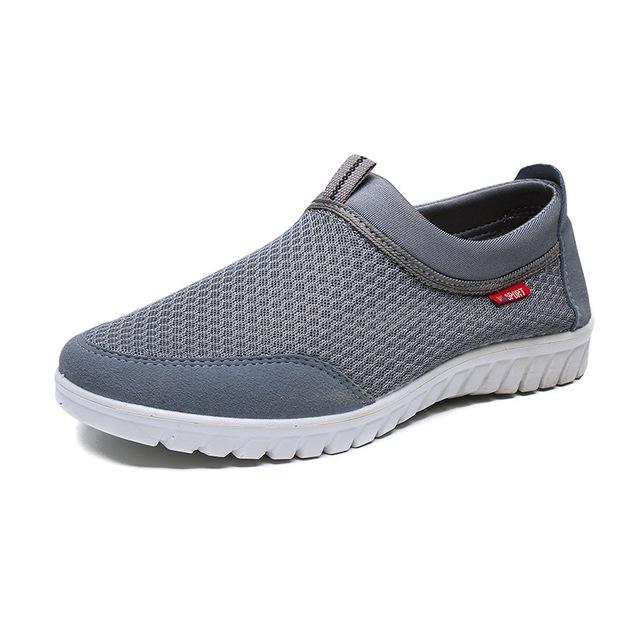 Men's Shoes - New Breathable Mesh Slip-On Men's Shoes