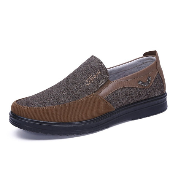 Large Size Men's Comfortable Flat Slip On Shoes – Yokest