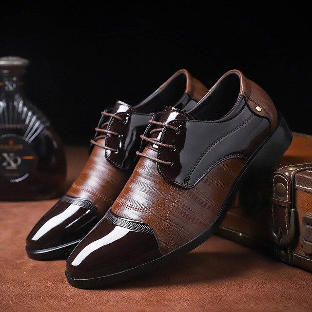 New Men's Leather Dress Shoes