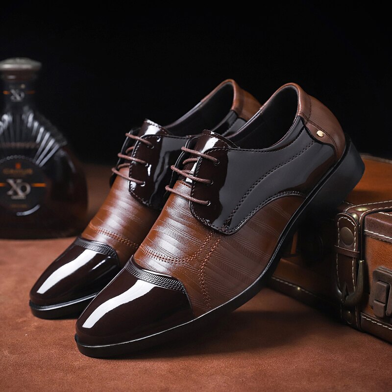 Men's Shoes - Casual Men's Comfortable Luxury Soft Leather Oxford ...