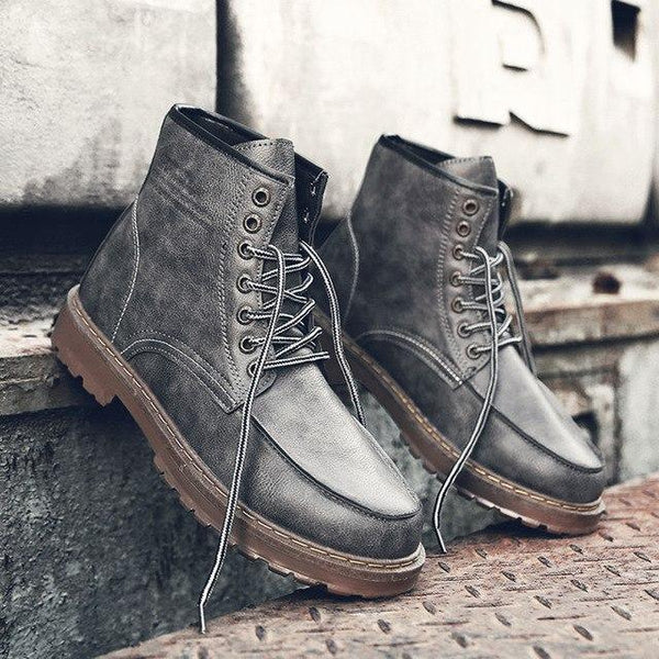 vintage style leather boots
