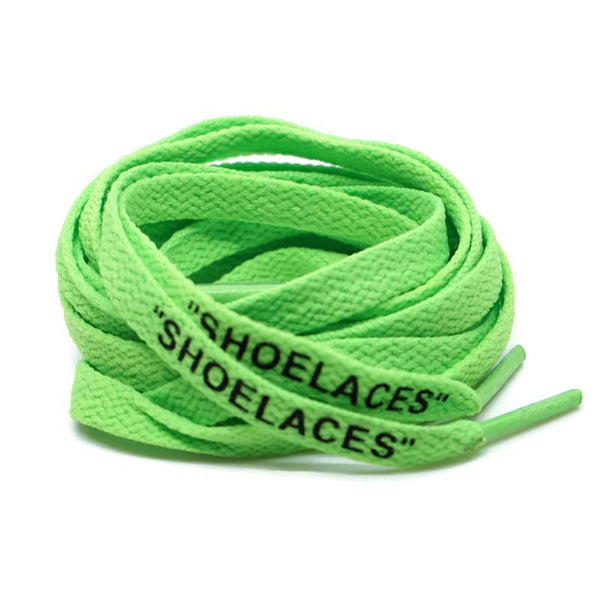 green shoelaces
