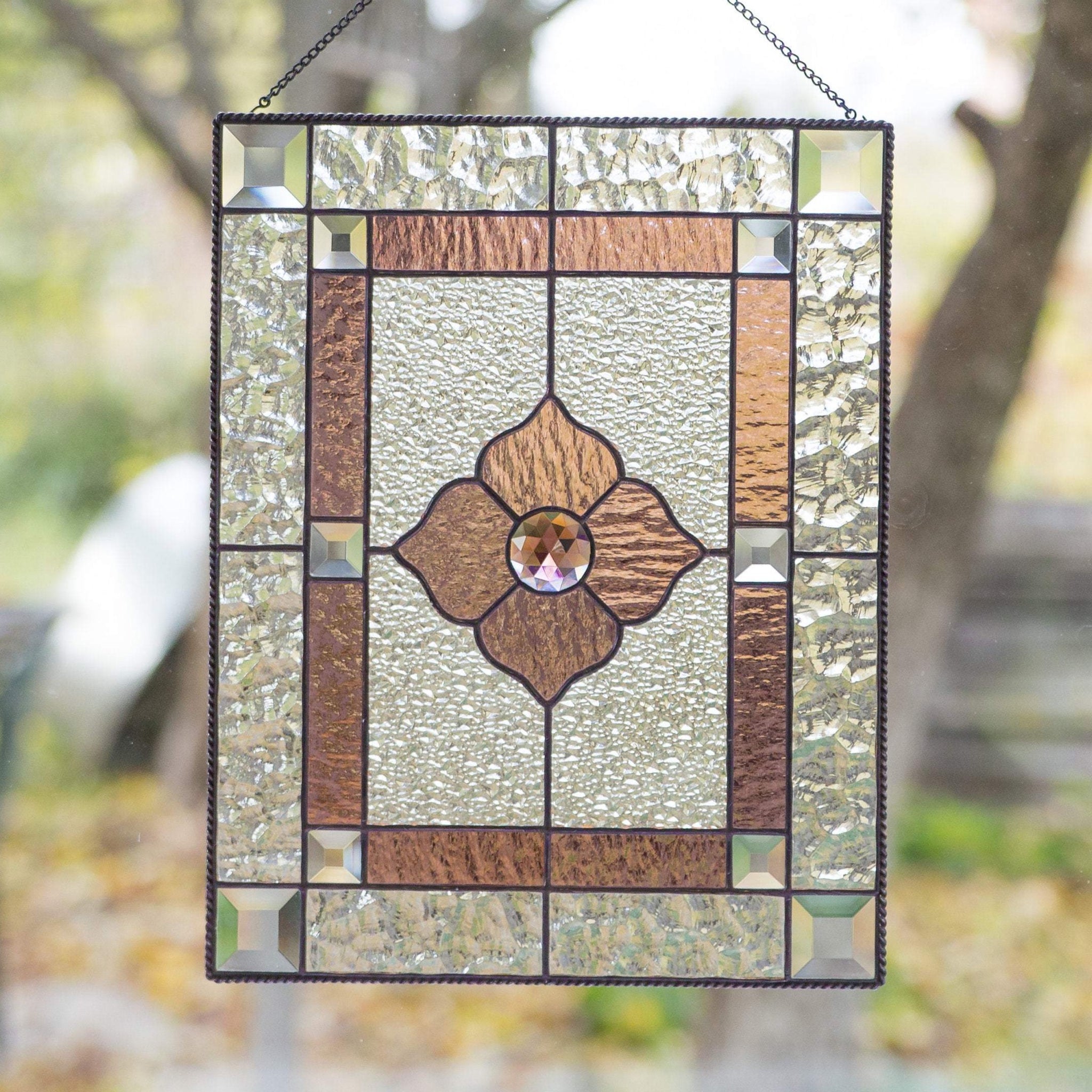 stained glass panel inserts