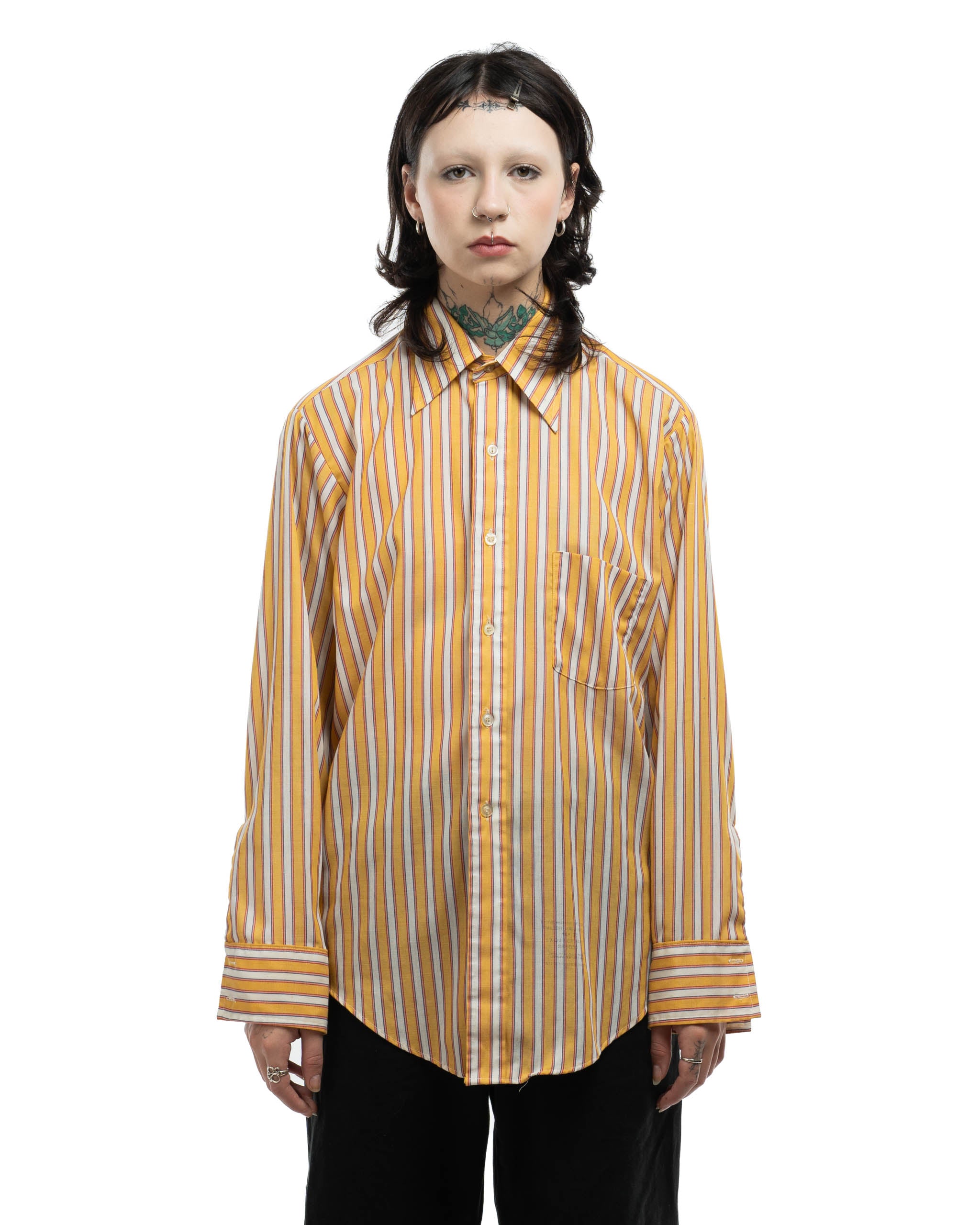 70's Striped Shirt - Large