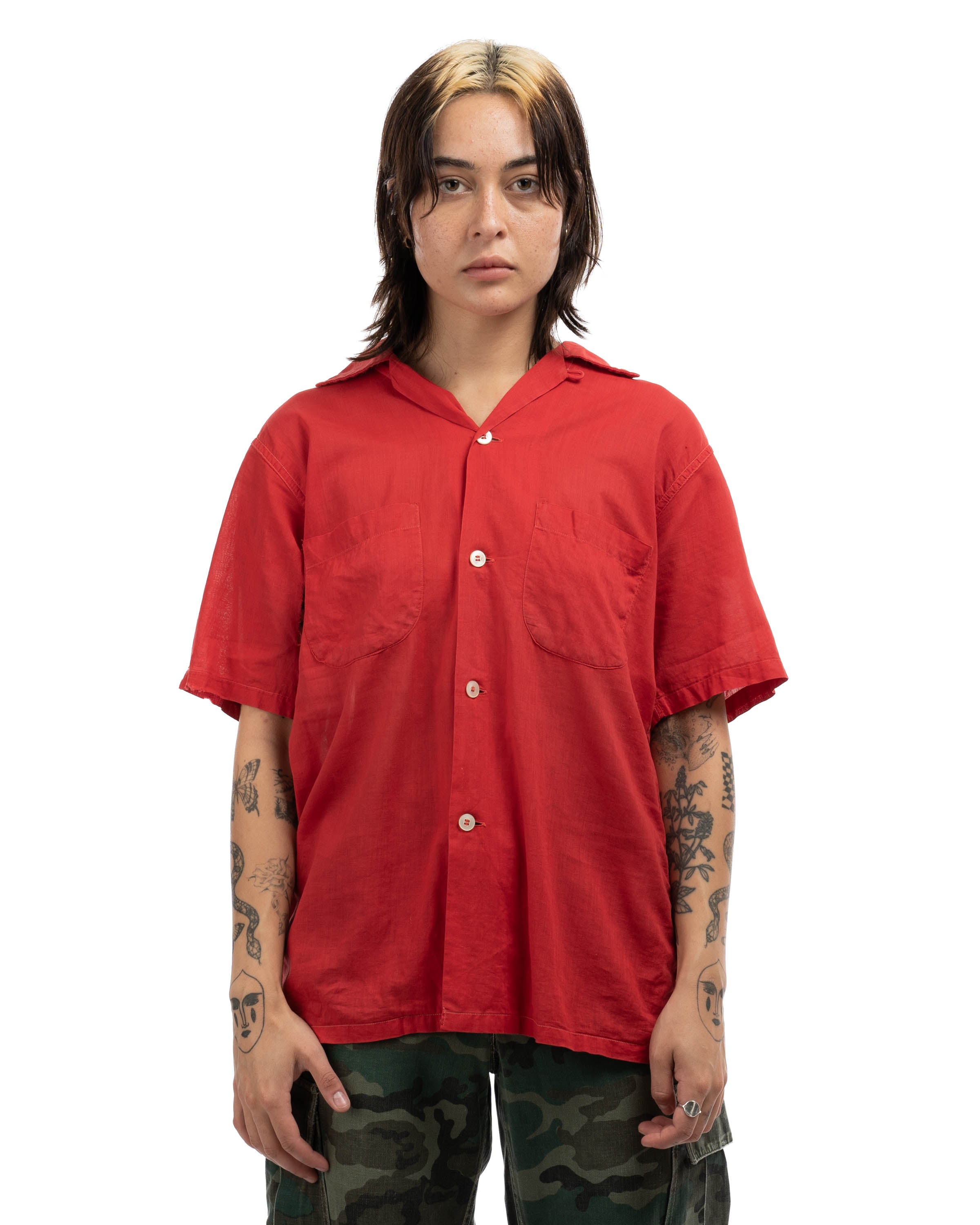 60's Thrashed Manhattan Loop Collar - Small
