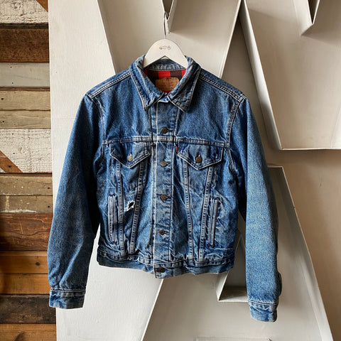 80's Flannel Lined Levi's Denim Jacket - Medium – Kissing Booth