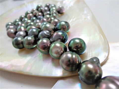 Peacock  Baroque Tahitian Pearls Peter's Vaults