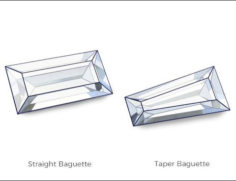 Tapered and straight cut baguettes Peters Vaults