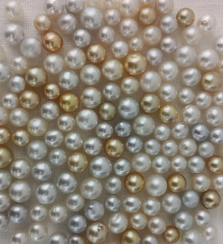 South Sea Pearls in natural colors- Peter's Vaults