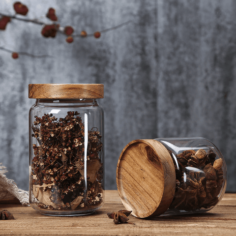 Solid Bamboo Jar Lid