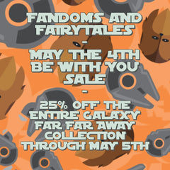 Star wars sale 25% off through May 5th