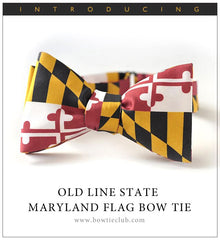 Maryland State Flag Bow Tie