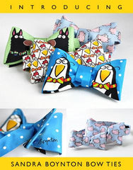 Sandra Boynton Bow Ties Pig Penguin Chicken Dog