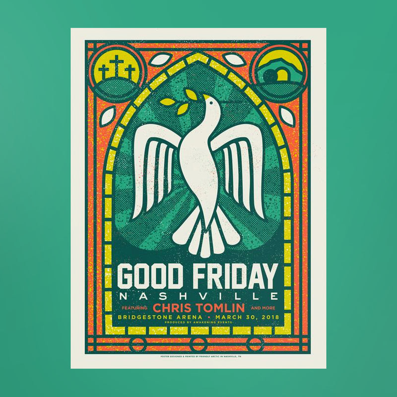 Chris Tomlin Good Friday Poster Bridgestone Arena Friendly Arctic