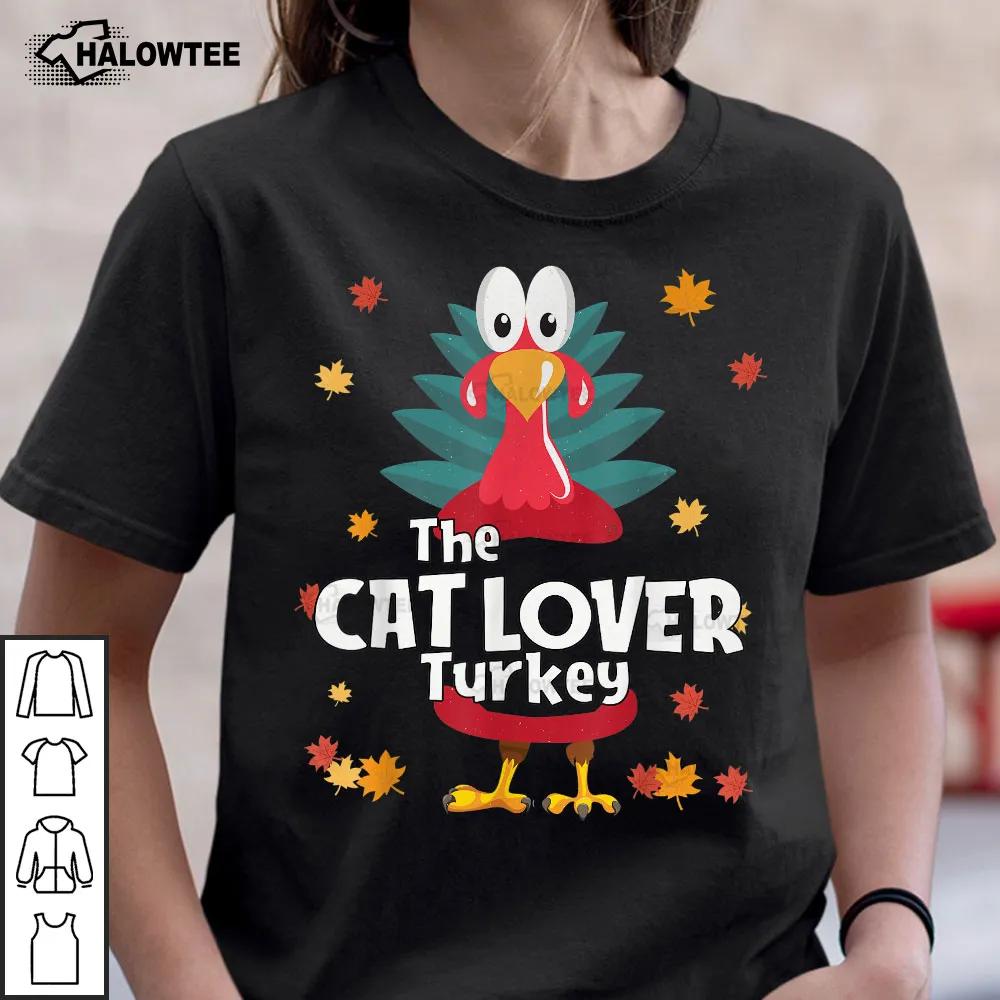 The Cat Lover Turkey Shirt Thanksgiving Family Matching Funny Gift Pajama 2 35