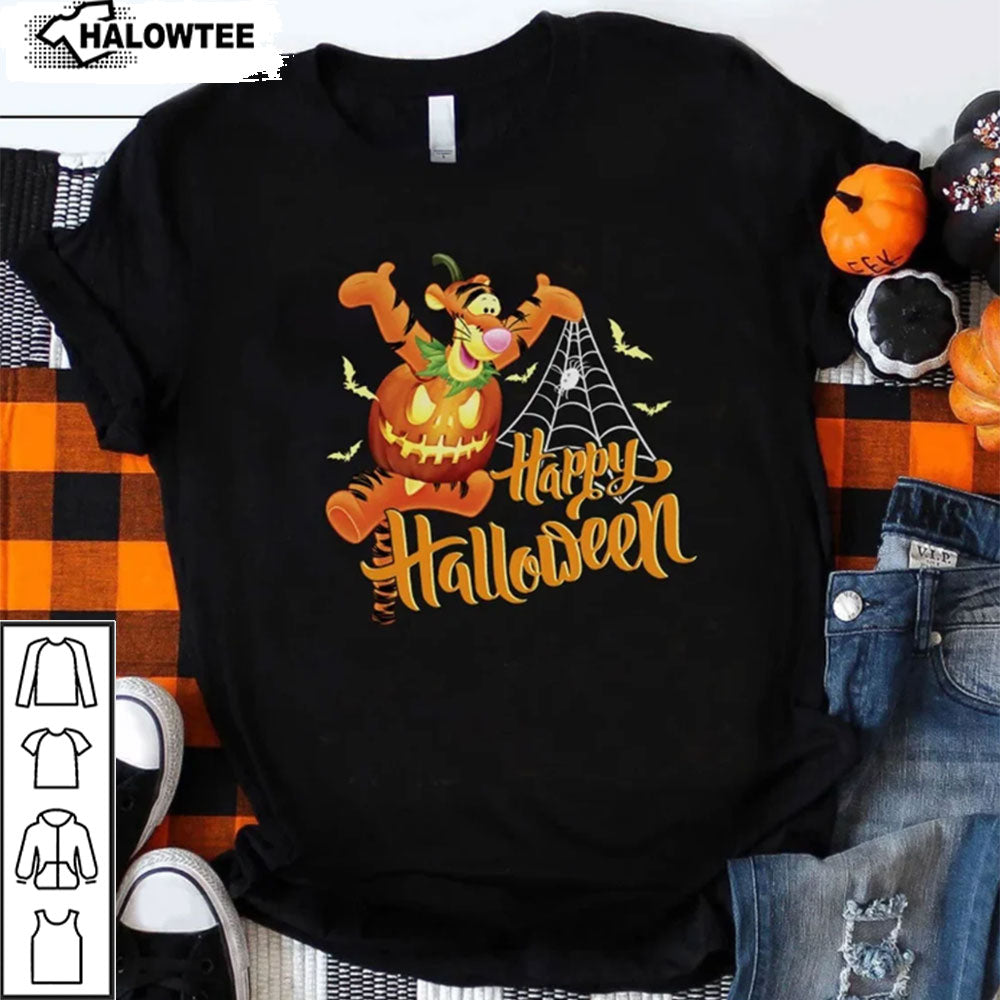 Tigger Happy Halloween Shirt Winnie The Pooh Halloween Shirt Cute Disney Halloween Shirt