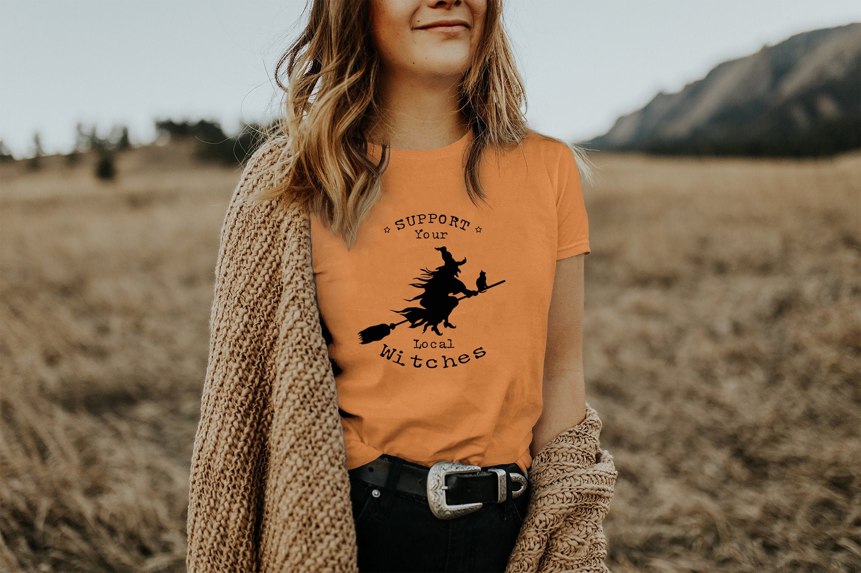 Support Your Local Wiches Halloween Shirt, Halloween Party