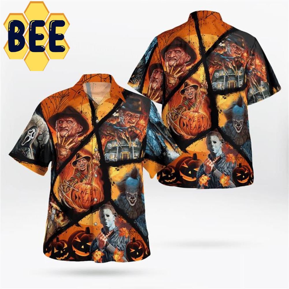 Just The Tip I Promise Horror Movie Halloween Hawaiian Shirt