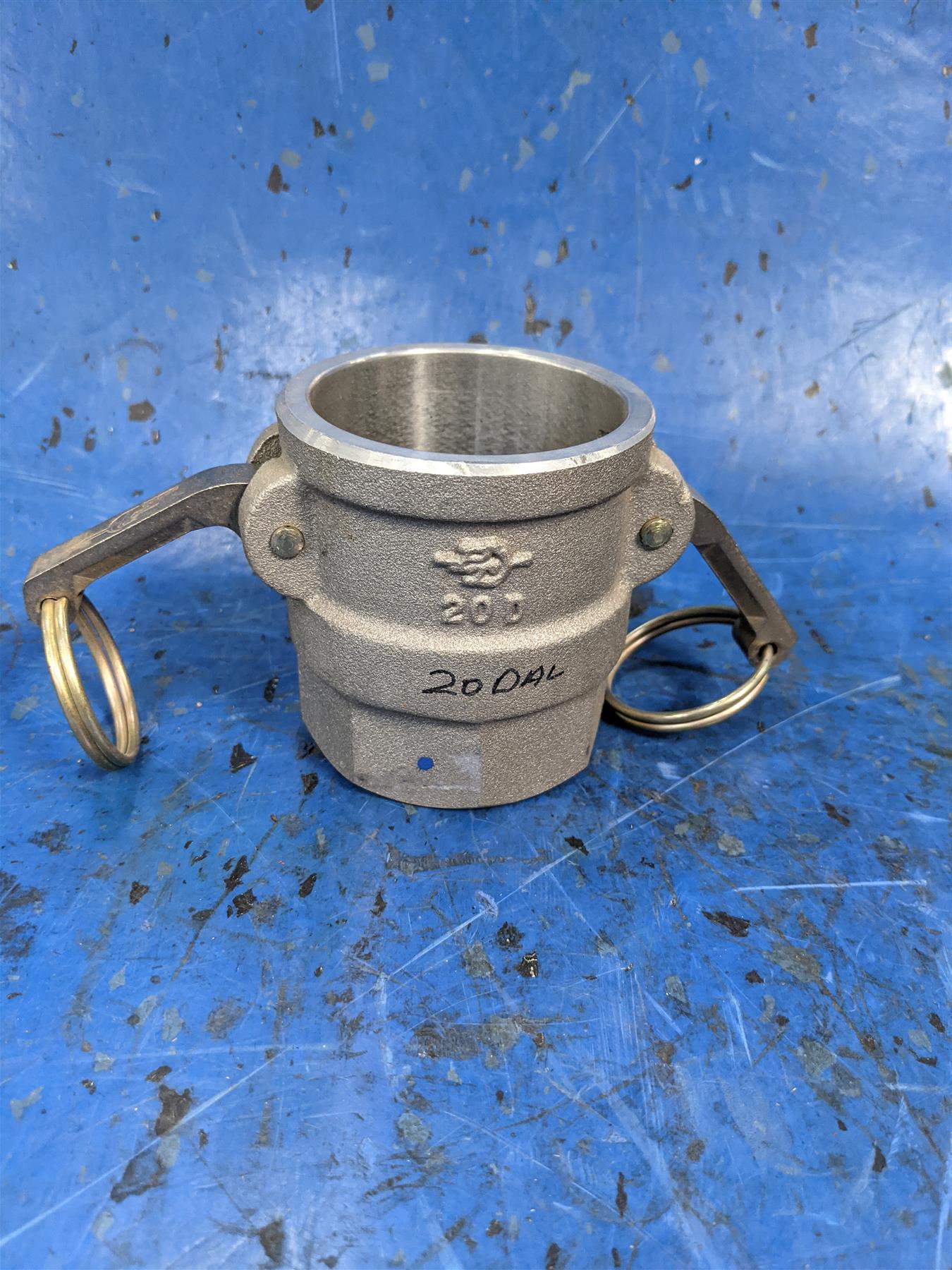 2" Aluminum Coupler X Female Threads Part D PT 20DAL