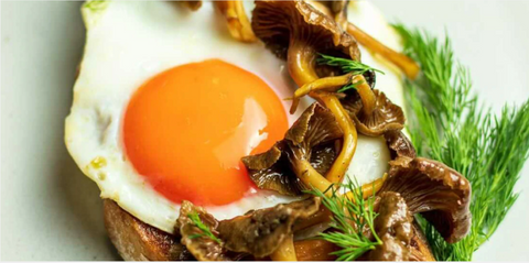 truffle eggs sunny side up recipe