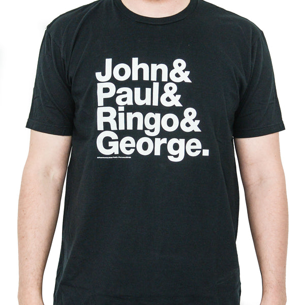 Experimental Jetset John & Paul & Ringo & George T-Shirt — Walker Shop