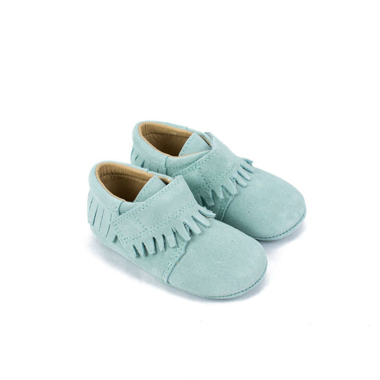 suede baby moccasins