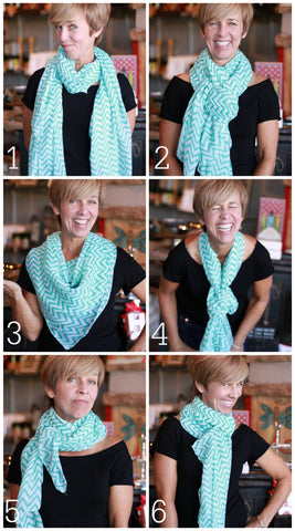 Scarf Styling at The Posh Pineapple