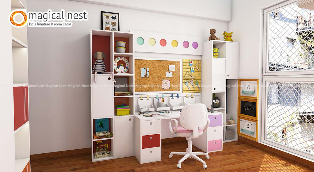 kids study room furniture