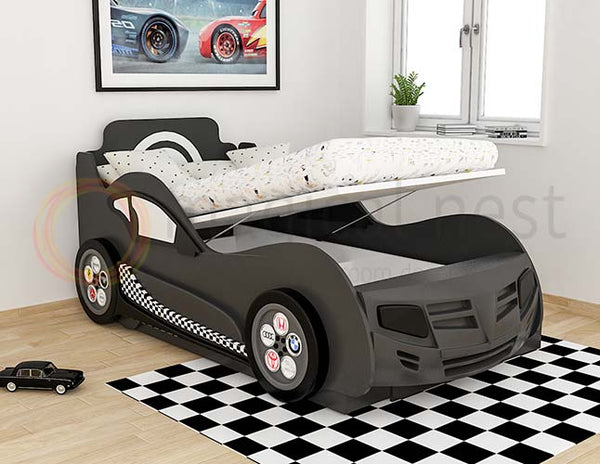 car bunk bed with slide