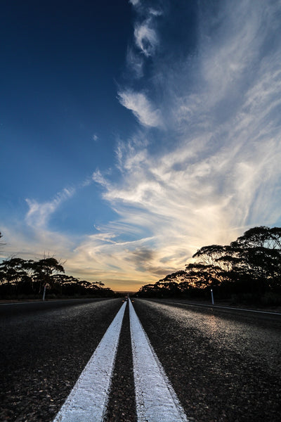 Crossing the desert Australia