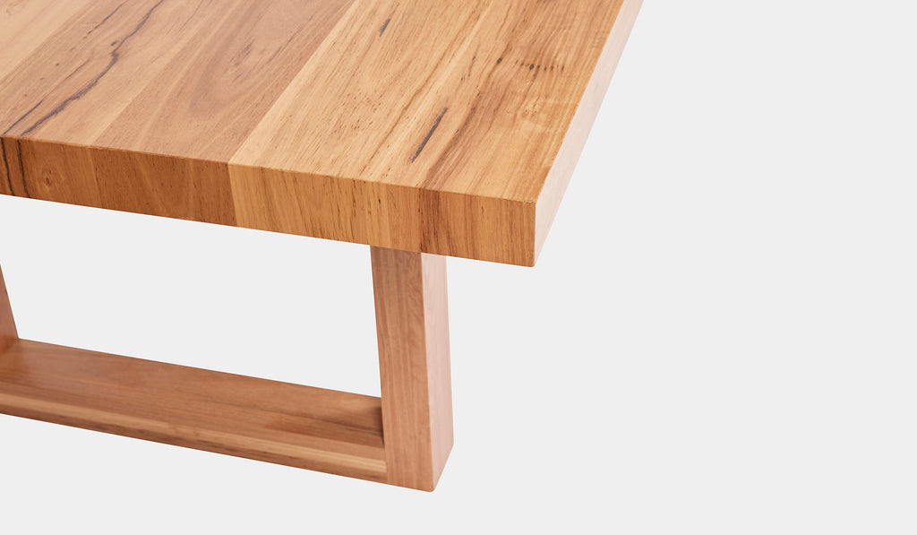 messmate natural timber dining table