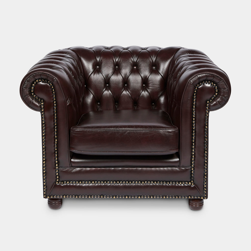 silvie tub chair chesterfield leather