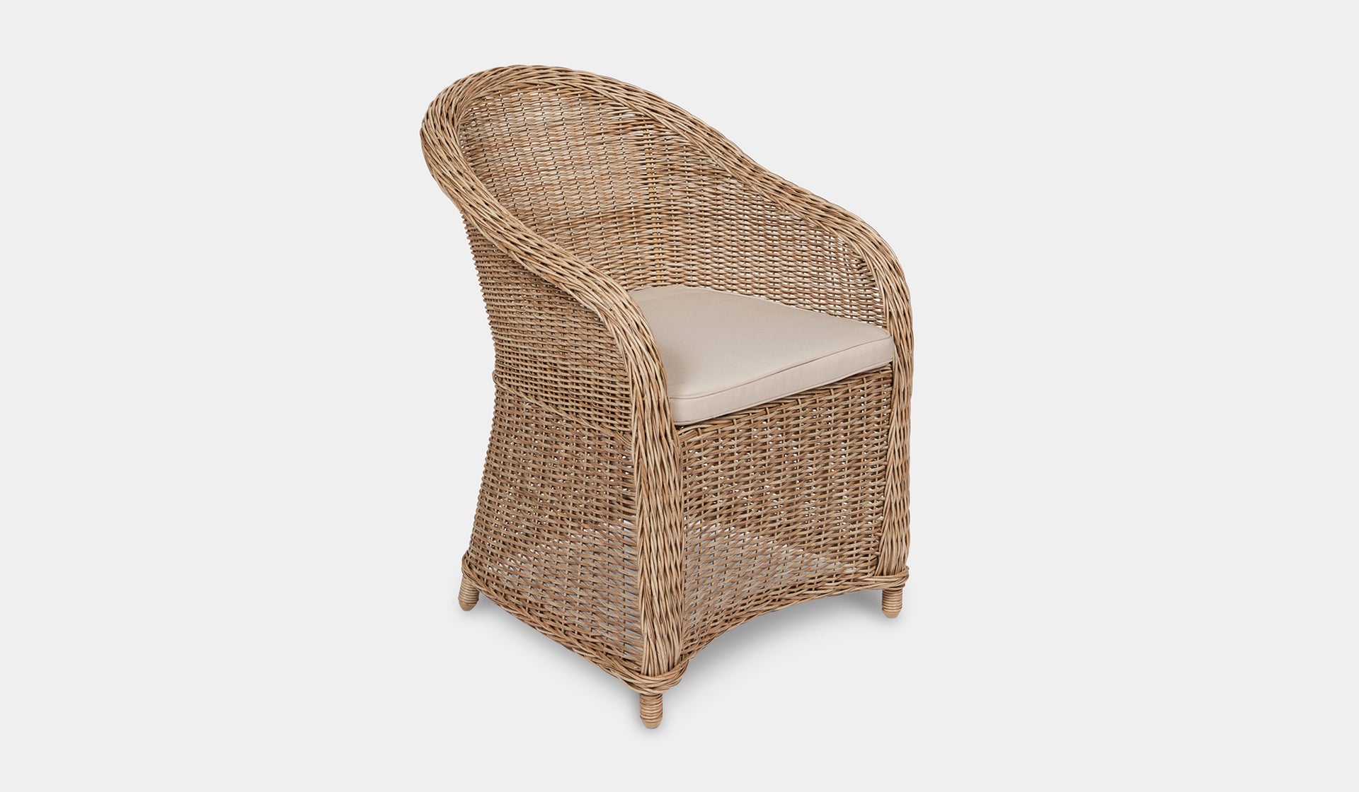 square wicker chair