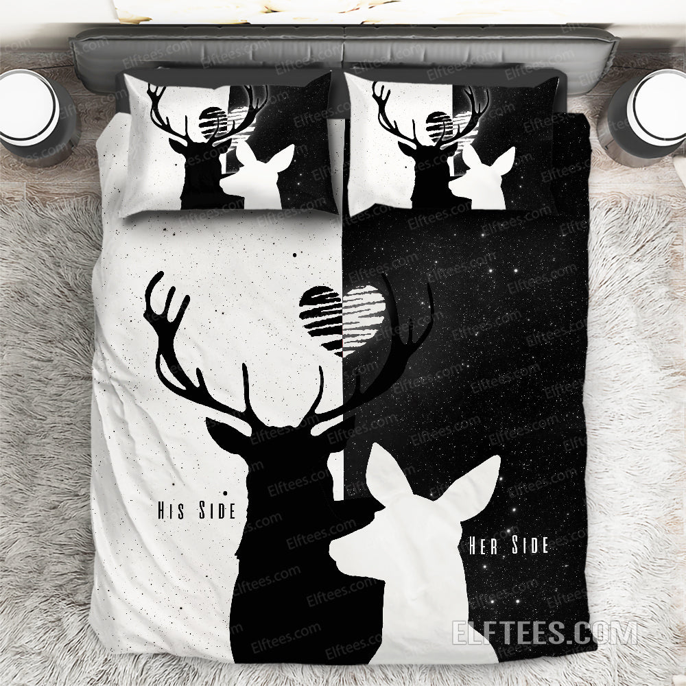 Light Fury And Night Fury Sweet Love Moments Bedding Set Td43