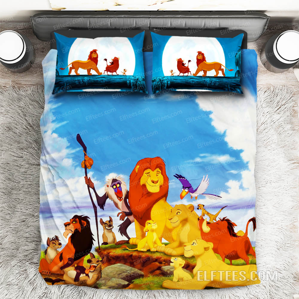 Lion King Bed Set Disney The Lion King Cartoon Duvet Cover