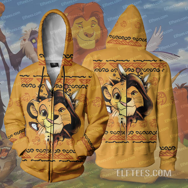 lion king zip hoodie